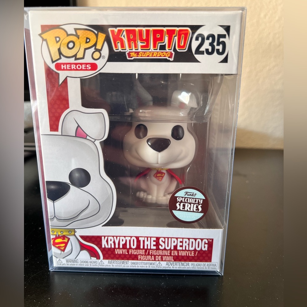 Krypto the Superdog Funko Pop! #235 DC Super Heroes Specialty Series